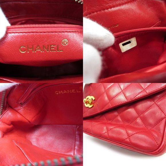 CHANEL Chanel Matelasse Fringe Chain Shoulder Bag Coco Mark Turn Lock No. 2 - Picture 5 of 9